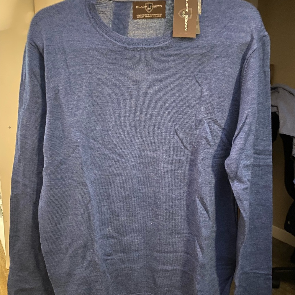 Blue Long Sleeve Sweater (Brand:Black Brown 1826)